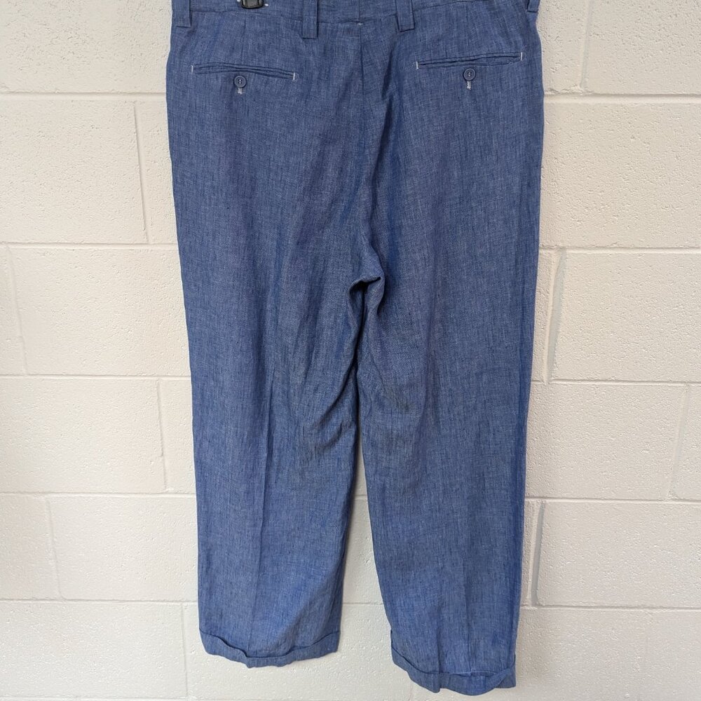 Men's Inserch 100% Linen Trousers, 38/30 - Picture 4 of 5